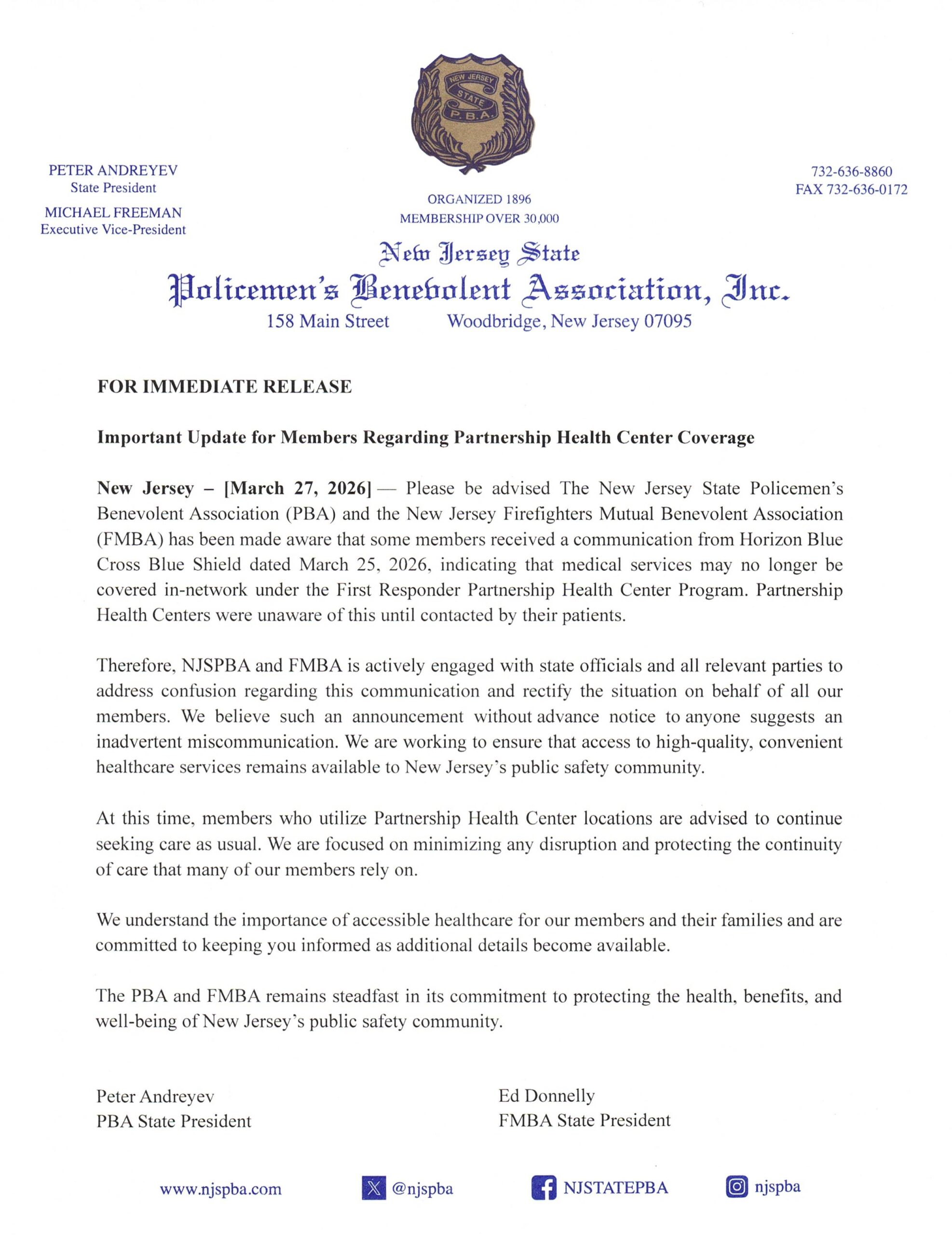 Scan2026-03-27_101456 Important Update for Members Regarding Partnership Health Center Coverage