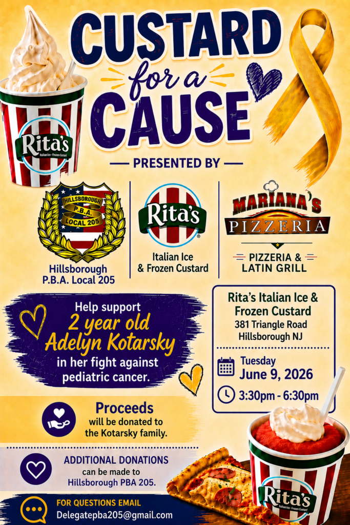 Residents are invited to enjoy a sweet treat while supporting a local family at Custard for a Cause, a community fundraising event benefiting 2-year-old Adelyn Kotarsky in her fight against pediatric cancer.