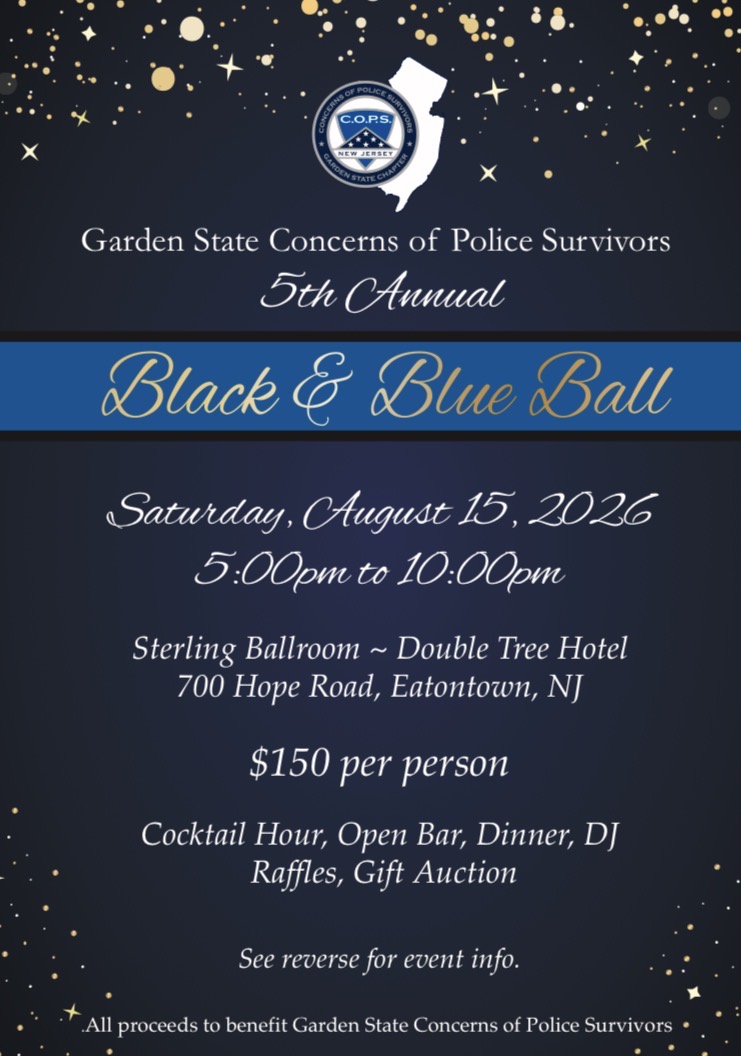 Garden State C.O.P.S. 5th Annual Black & Blue Ball